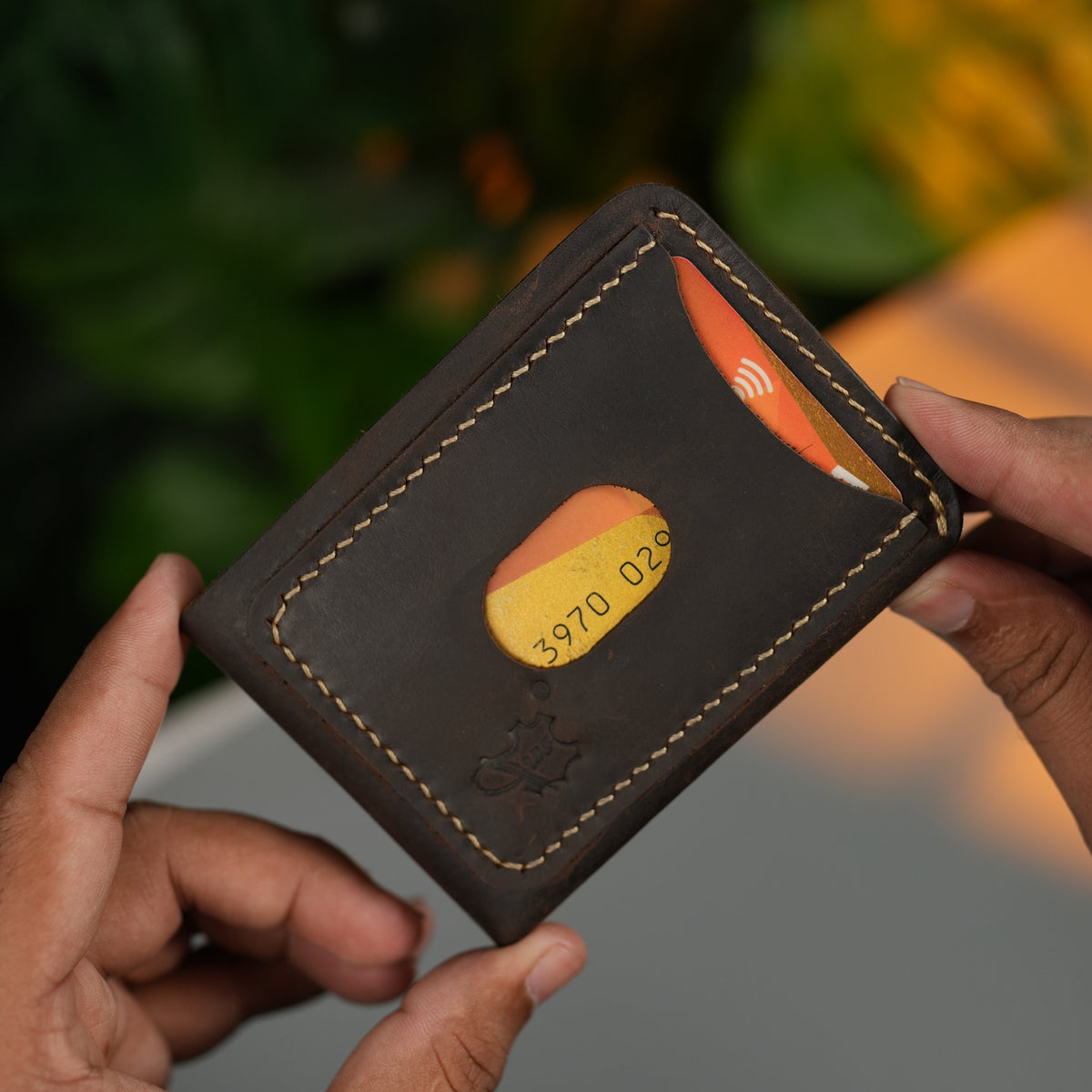 No.123 Bifold Leather Wallet | Full-Grain Pull-Up Leather