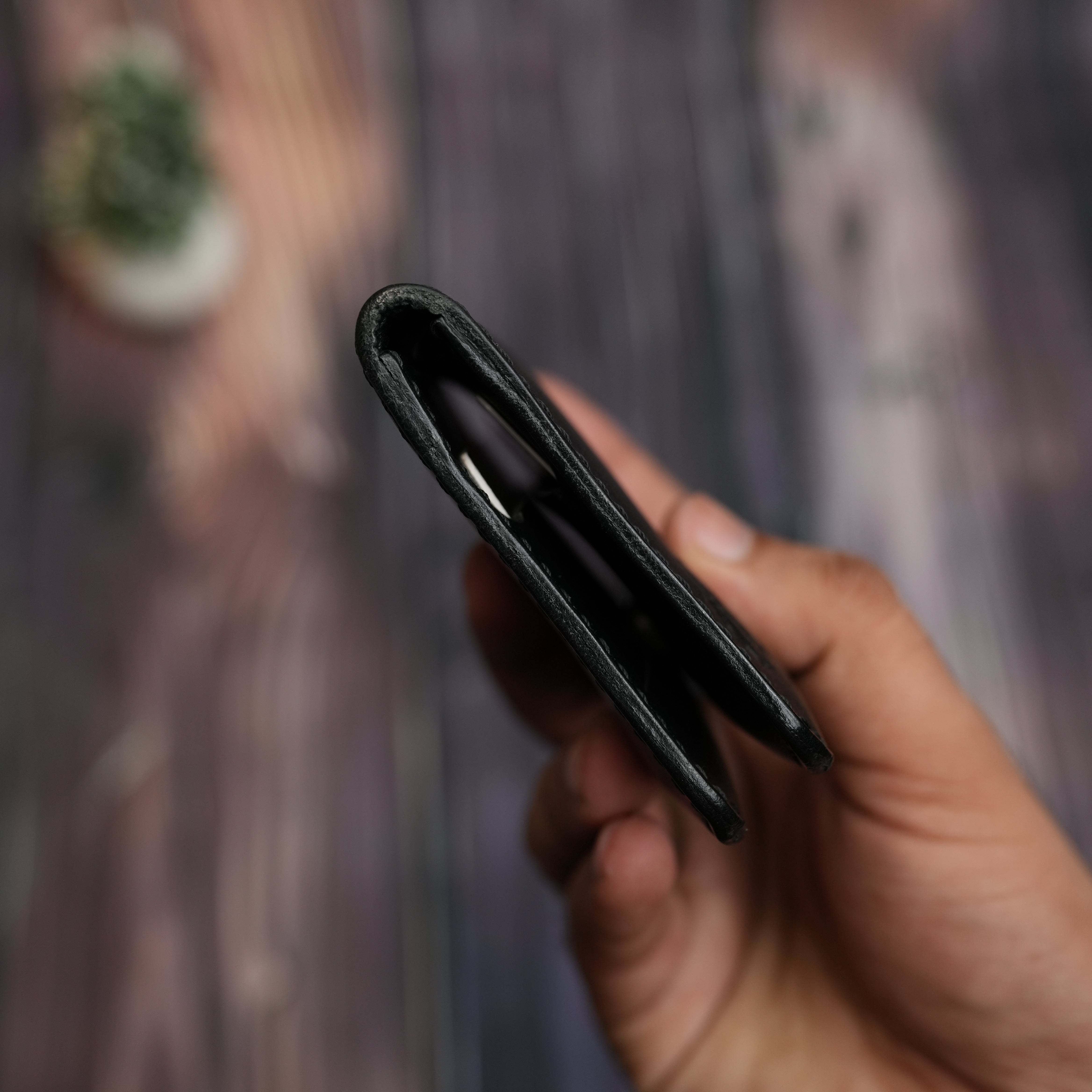 No. 85 Slim Ever Card Wallet ( Black color)