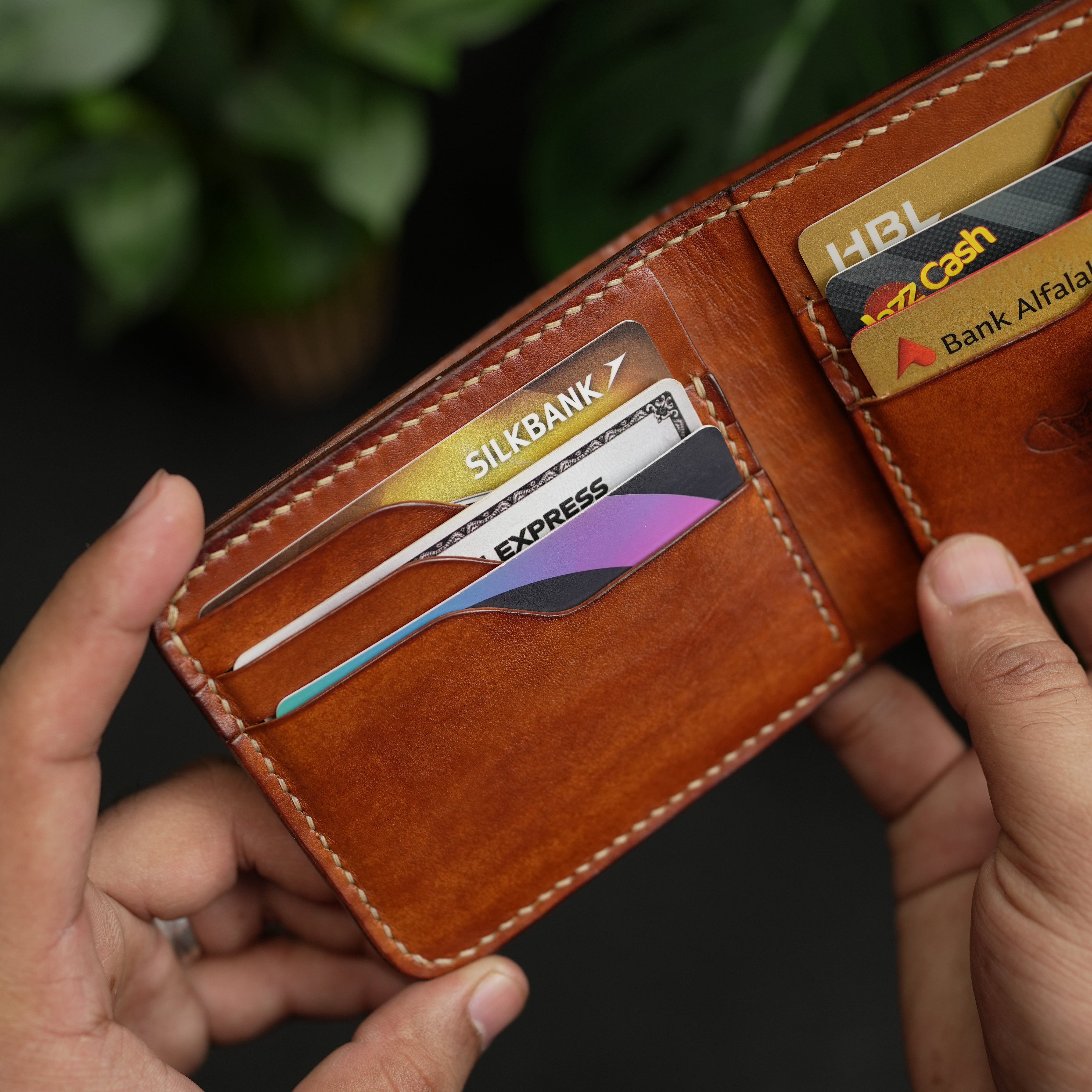 No.55 Pro Classic Hand dye wallet Fiebing’s Leather Dye