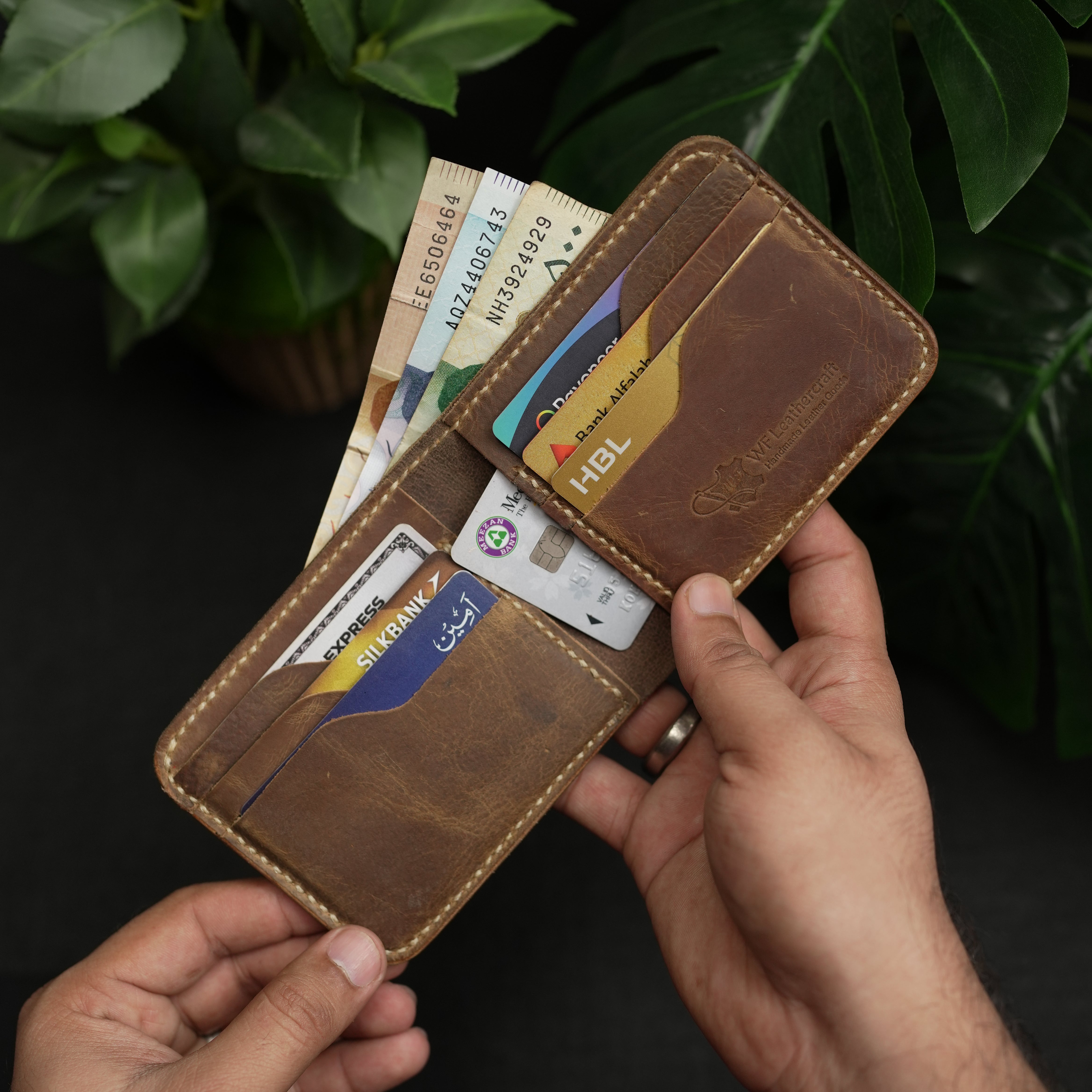 No.55 Pro Classic Bifold Wallet Leather wallet Rusted Tan Color