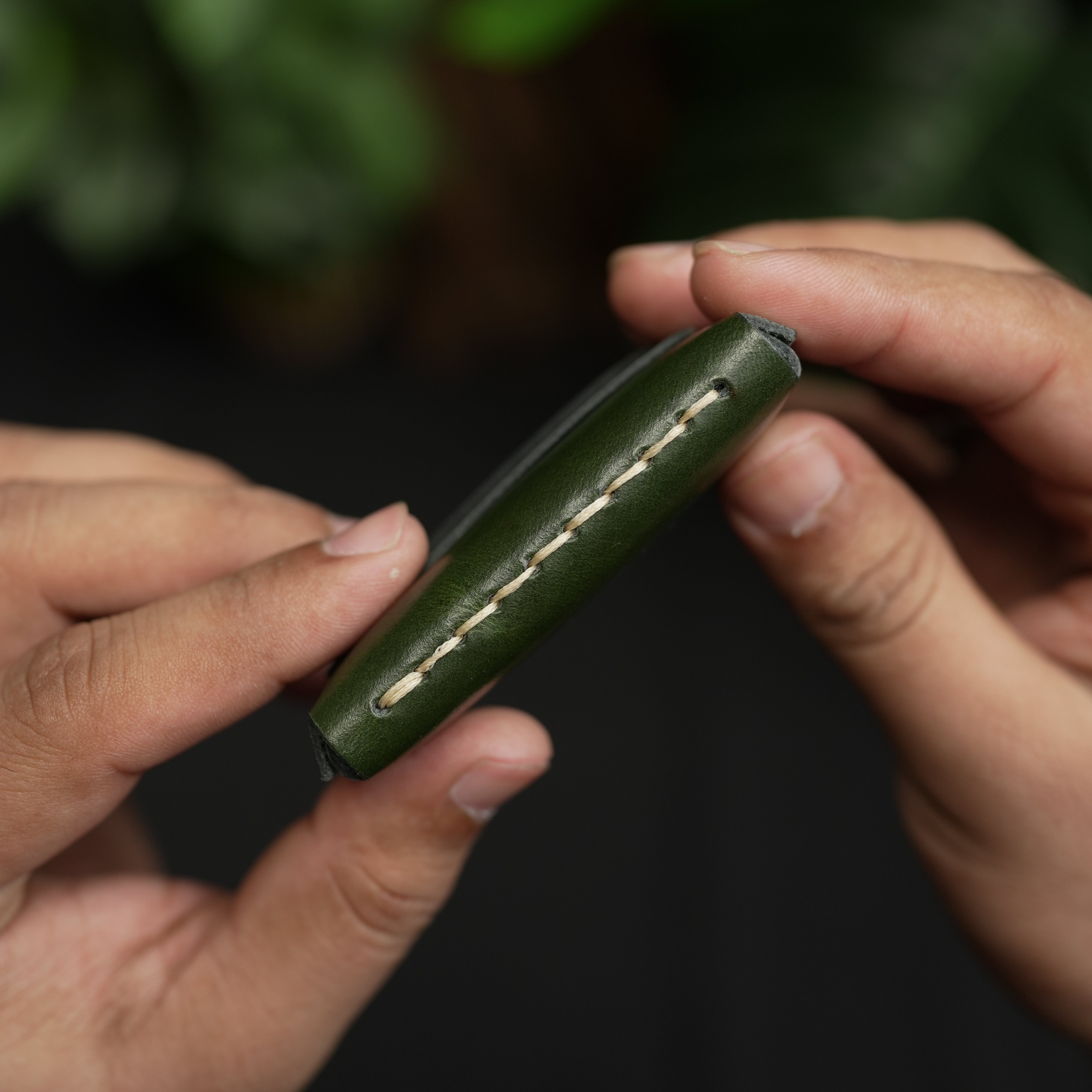 No. 101 All in one Card wallet Dark Green color