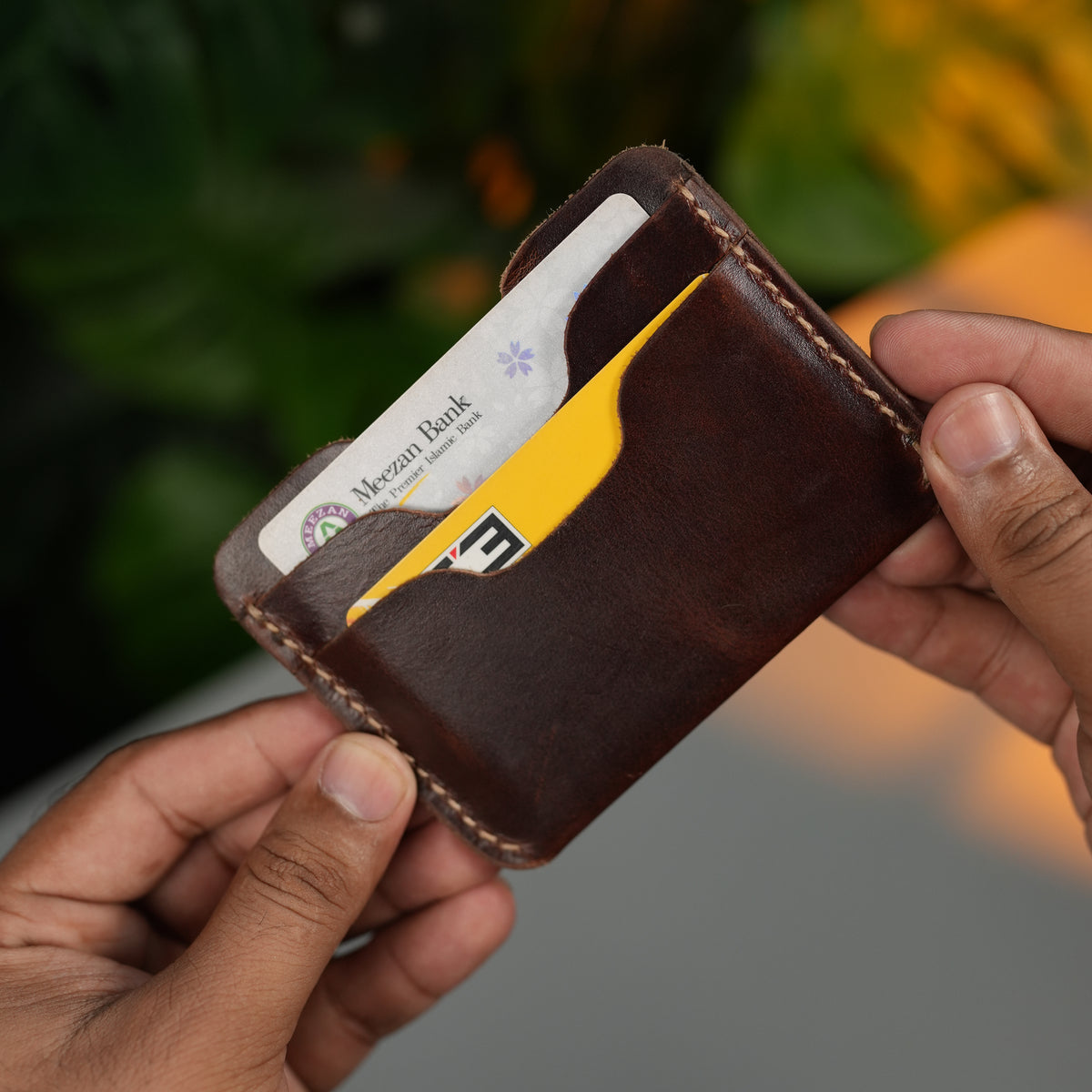 No. 113 Horizental Leather Cardholder