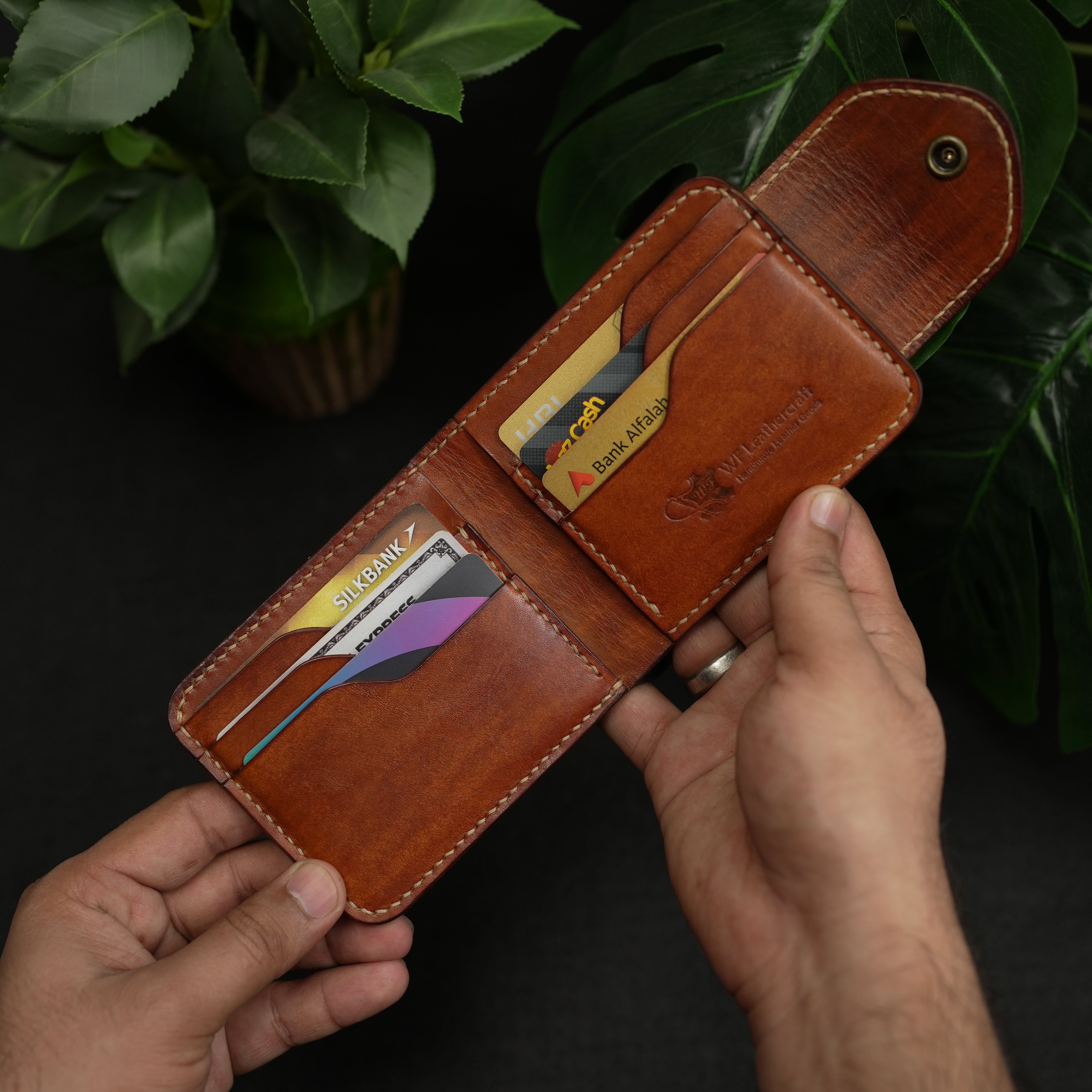 No.55 Pro Classic Hand dye wallet Fiebing’s Leather Dye