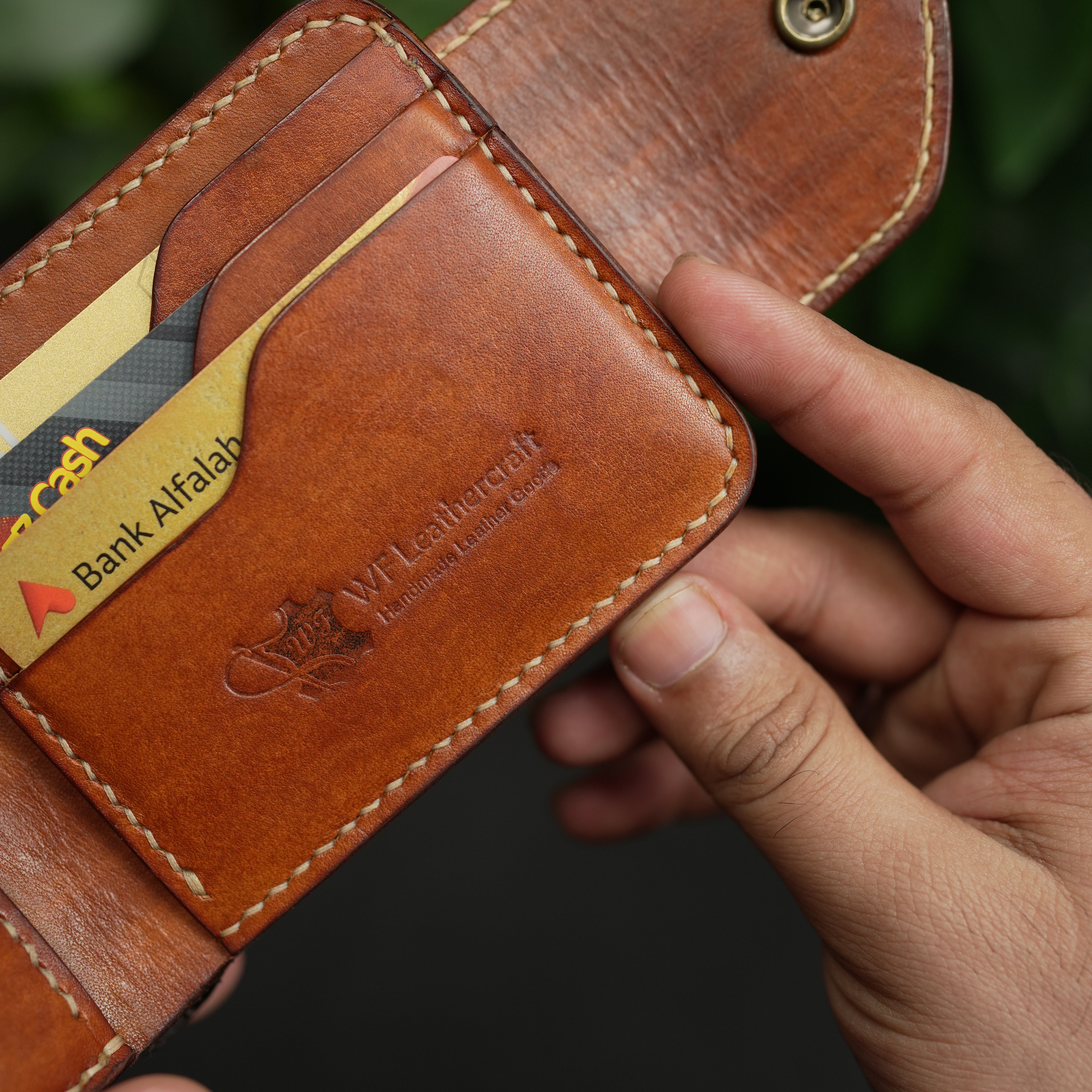 No.55 Pro Classic Hand dye wallet Fiebing’s Leather Dye