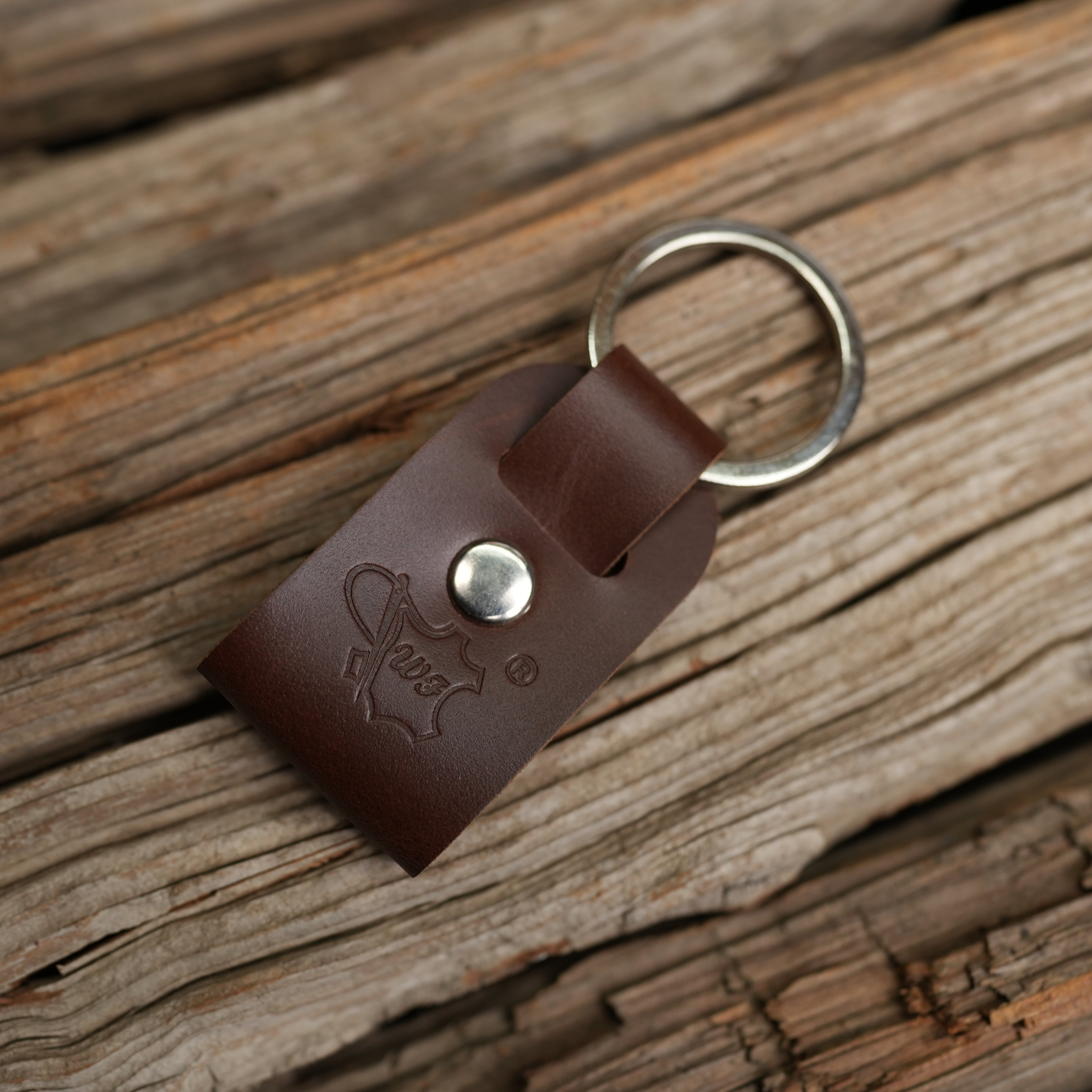KR5 Handmade Full Grain Leather Keyring