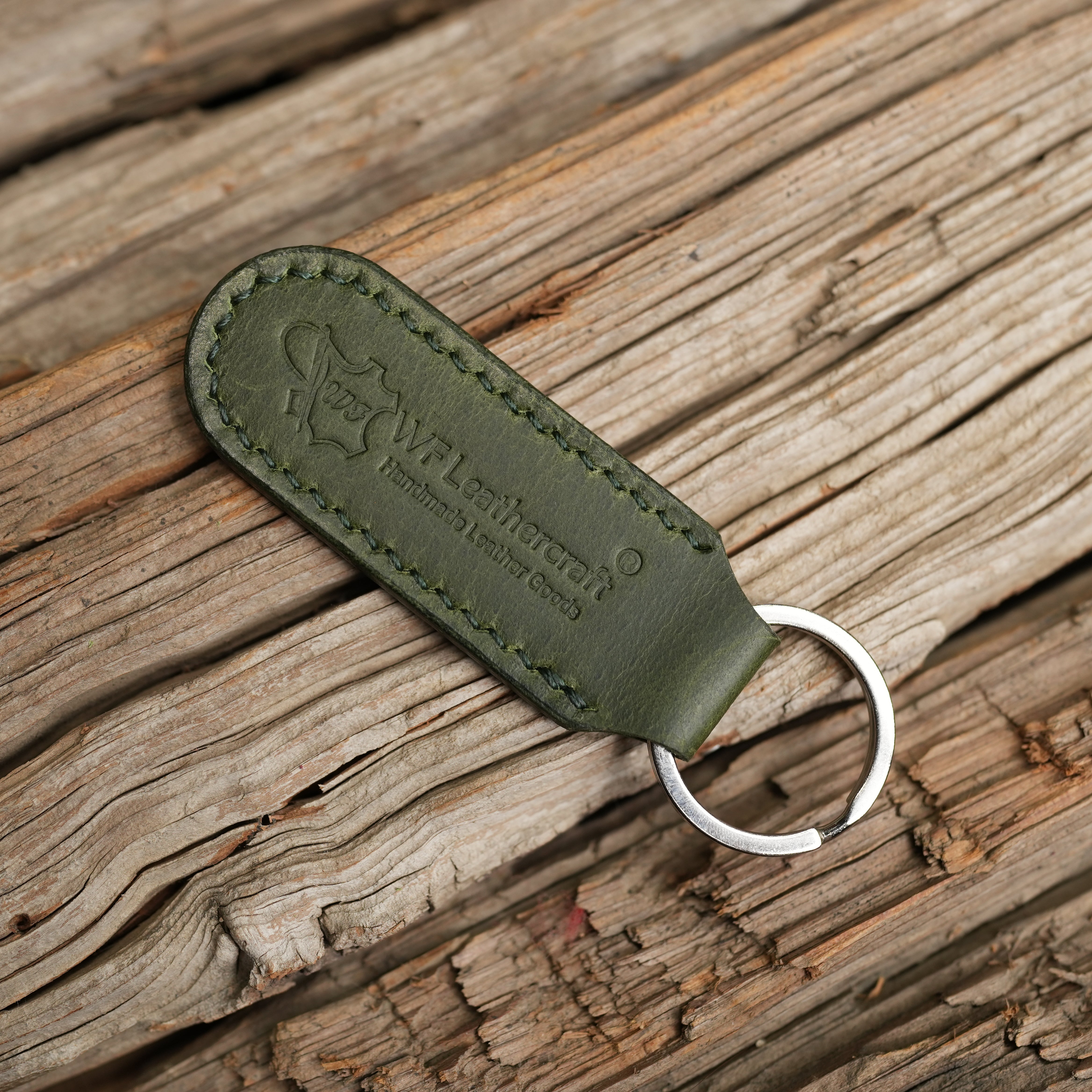 KR4 Handmade Full Grain Leather Keyring